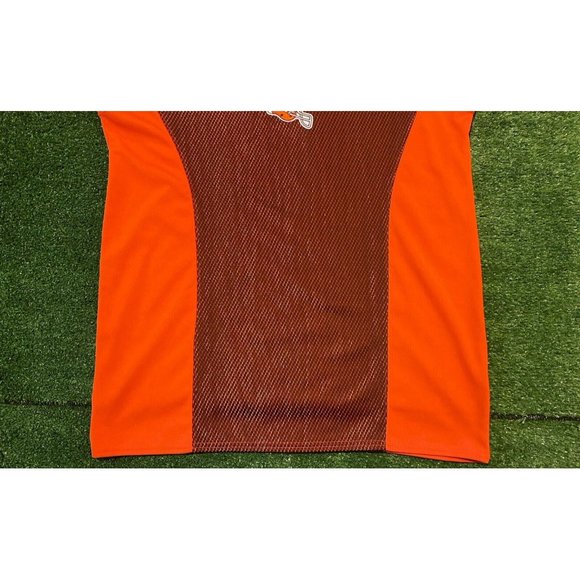 Vintage Cleveland Browns shirt large Nike orange adult 90s Y2K long sleeve - Picture 5 of 11